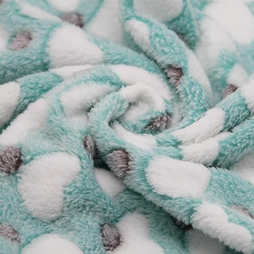 Miniatura 6 de 1 paquete de 3 mantas para cachorros súper suaves y cálidas, colchoneta para dormir, manta con estampado de amor, manta de forro polar esponjoso