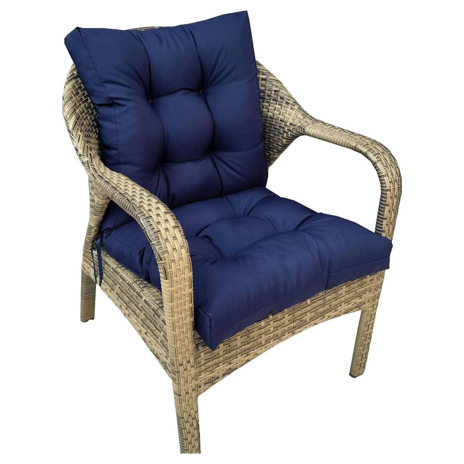 Cuscino ergonomico con imbottitura in schiuma per un sostegno confortevole, per interni ed esterni, impermeabile, antiscivolo, decorativo, ideale per panca da giardino, terrazza e soggiorno (F, A)