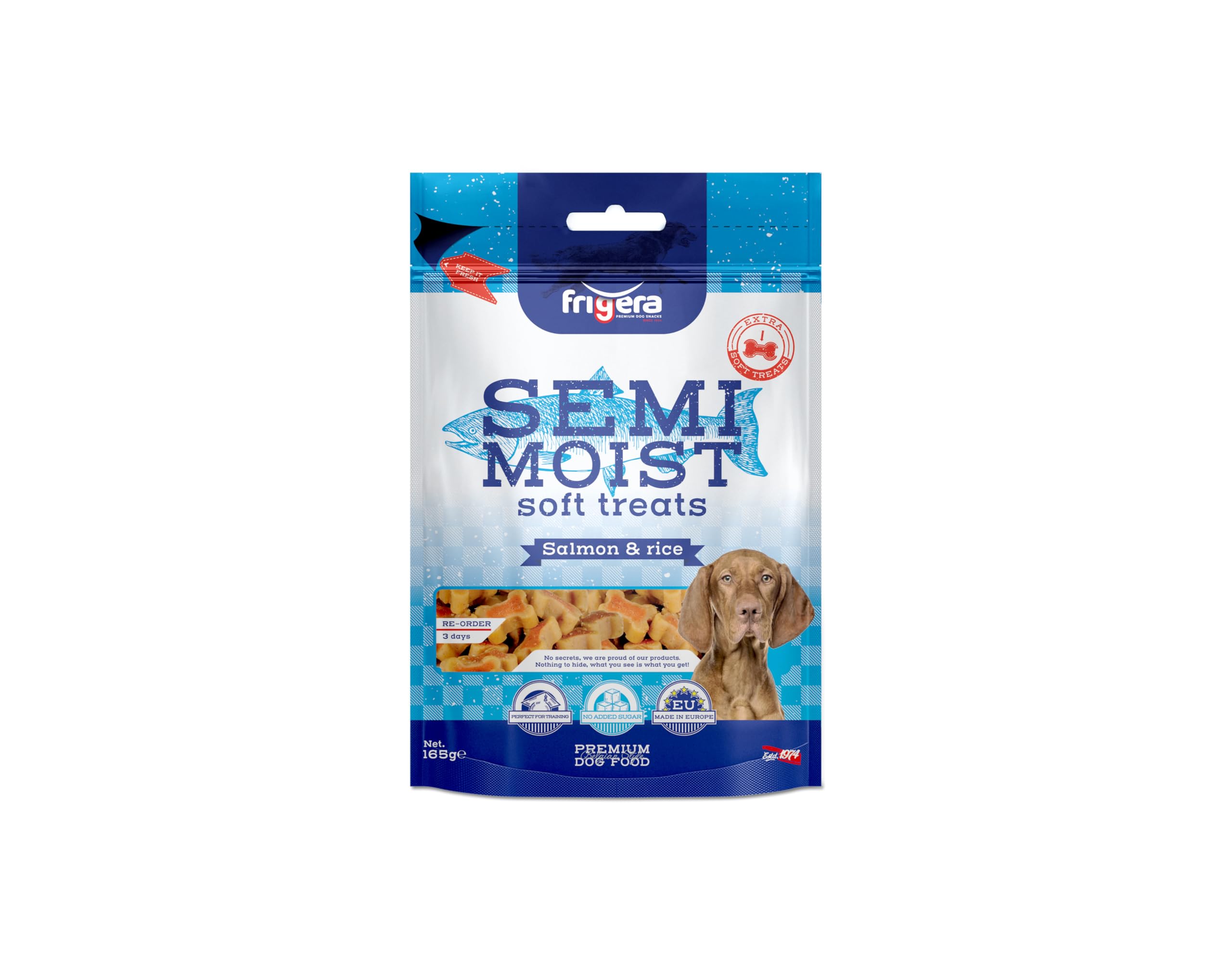 Image secondaire de Friandises Molles Saumon & Riz pour Chiens - 165g friGERA