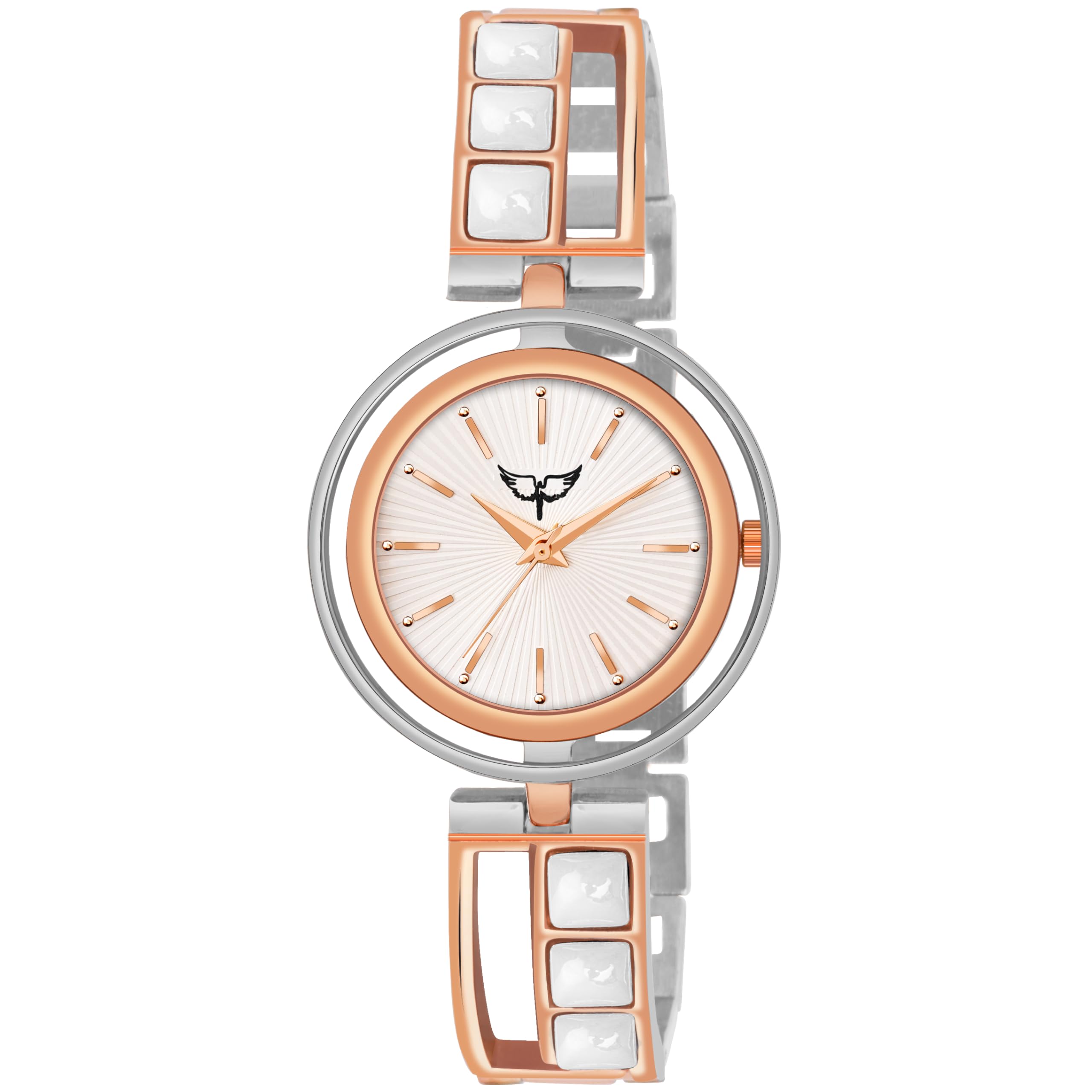 Whitebird Womens Watch, Silver/Gold, Analog Display (Rose Gold TT) (B0D2K5B5TV) Amazon Price History, Amazon Price Tracker