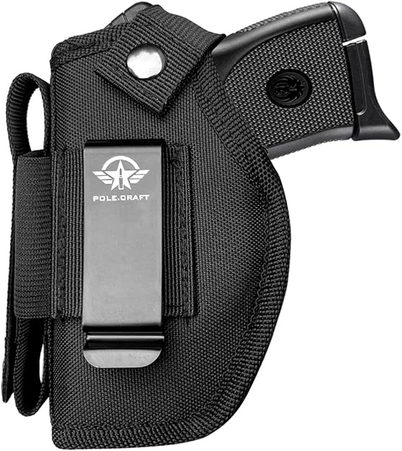 IWB/OWB Gun Holsters for Small Pistols: Ruger LCP 380, LCP MAX, LCP II- Sig Sauer P365 P238- Walther PPK 380, CCP- S&W Bodyguard 380- Beretta Pico- Kahr P380- Micro-Compact Sub-Compact With Mag Holder