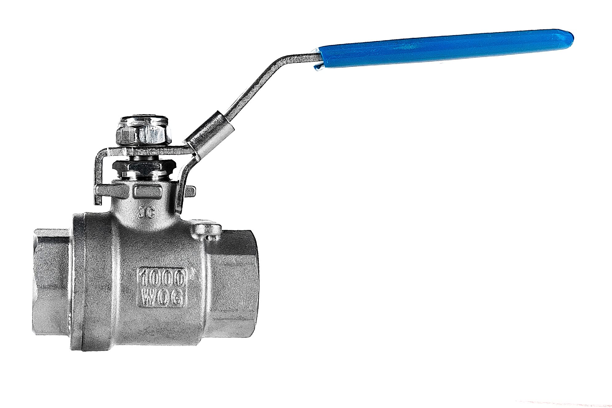 FSA Valvola a sfera in acciaio inox 316 da 1/2" a 2 pezzi 2-vie