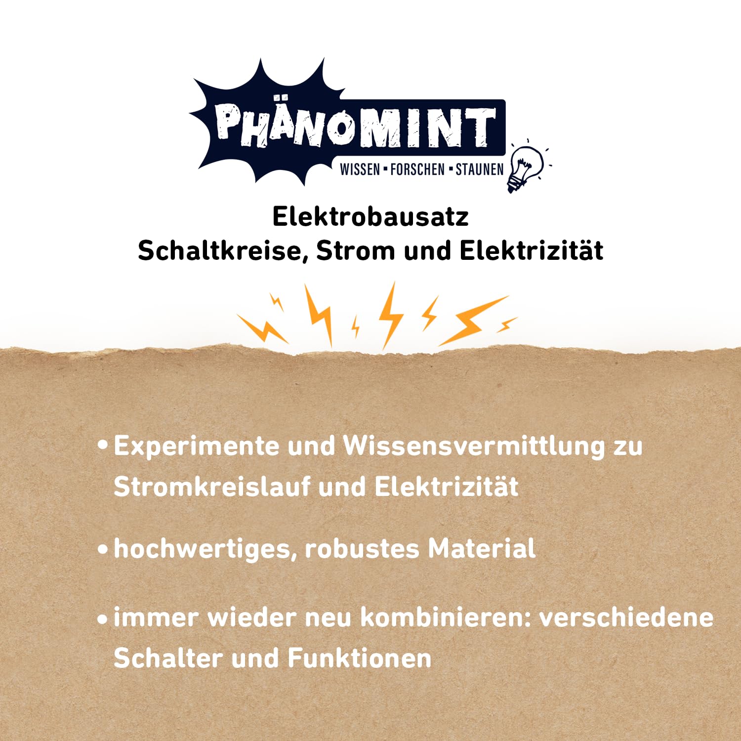 moses. PhänoMINT duże pudełko eksperymentów z obwodami elektrycznymi, elektrycznymi i elektrycznymi, skrzynka eksperymentalna dla dzieci, zestaw do samodzielnego montażu, zabawka edukacyjna od 8 lat