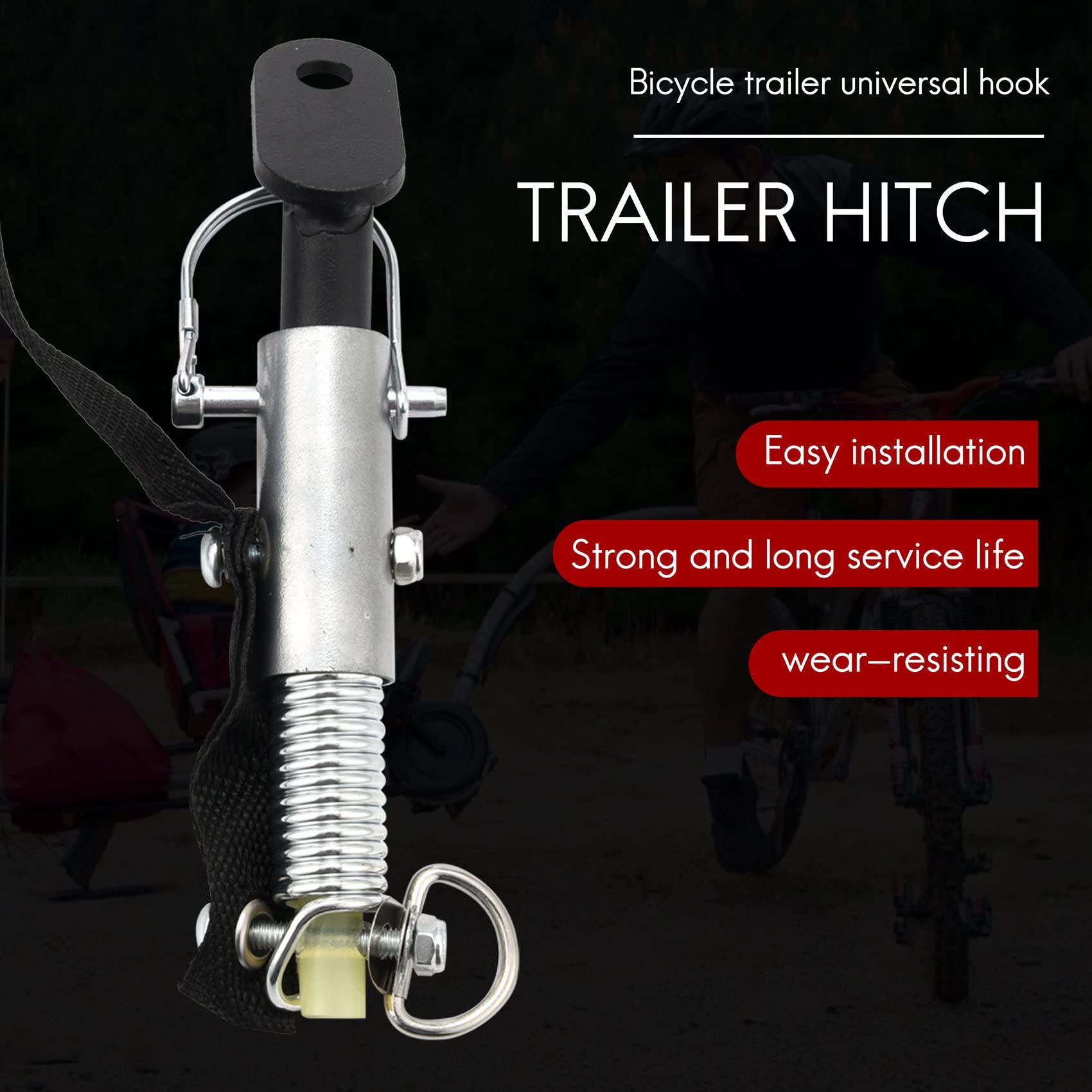 1 Ensemble Attache Remorque Remorque Universelle Remorque Vélo Bébé/Animal de Compagnie Attache Links Connecteur Vélo Arrière Support Accessoires