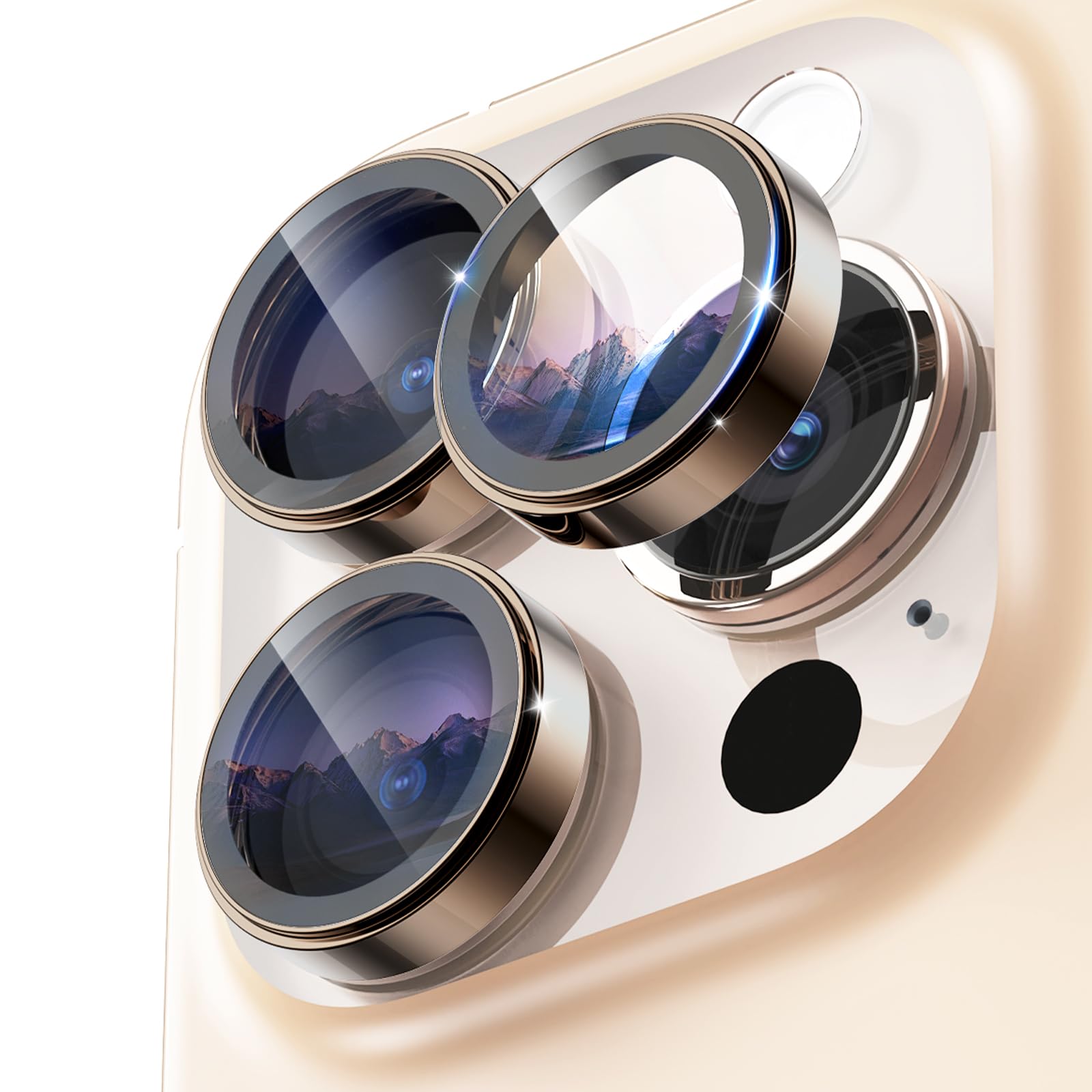 Protezione Obiettivo Anti Graffi Pellicola Protettiva Glitter Per Fotocamera IPhone 11-16 Pro Max - Vetro Temperato Antigraffio, Multicolore Vetro Temperato Lenti IPhone 11 12 13 - Foto 5