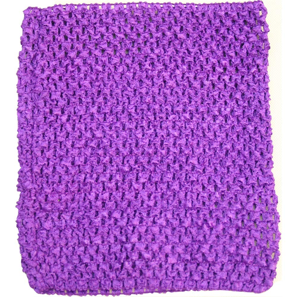 Time to Sparkle Crochet Tube Top Tutu Infant Dress elastic Girls Skirt Pettiskirt | Purple, 10"x12" |