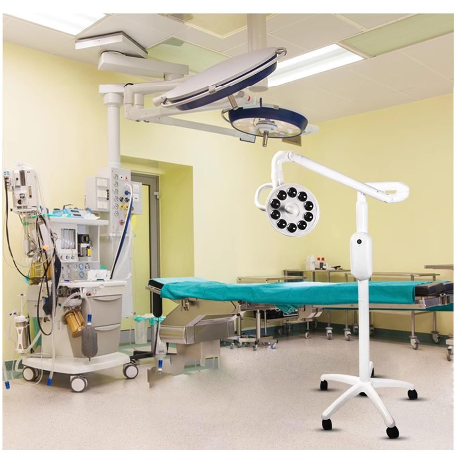 Lampada Per Visita Chirurgica Lampada Pavimento Lampada Per Visita Medica Lampada Per Animali Domestici Lampada Chirurgica Lampada Led Per Visita Odontoiatrica-Orale, Per Visite Mediche Ambulatoriali
