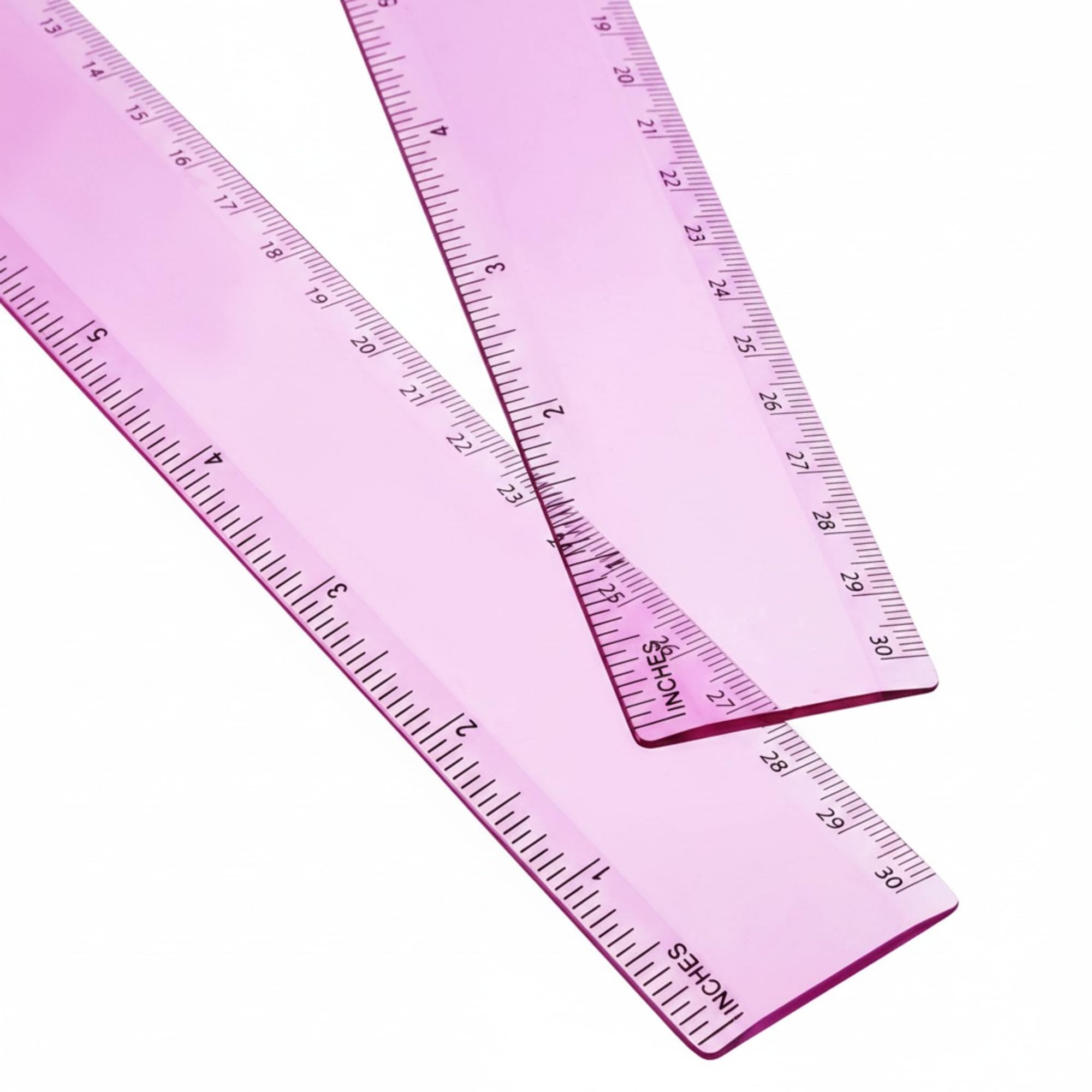 Snapklik.com : EBOOT 2 Pack Plastic Ruler Straight Ruler Plastic ...