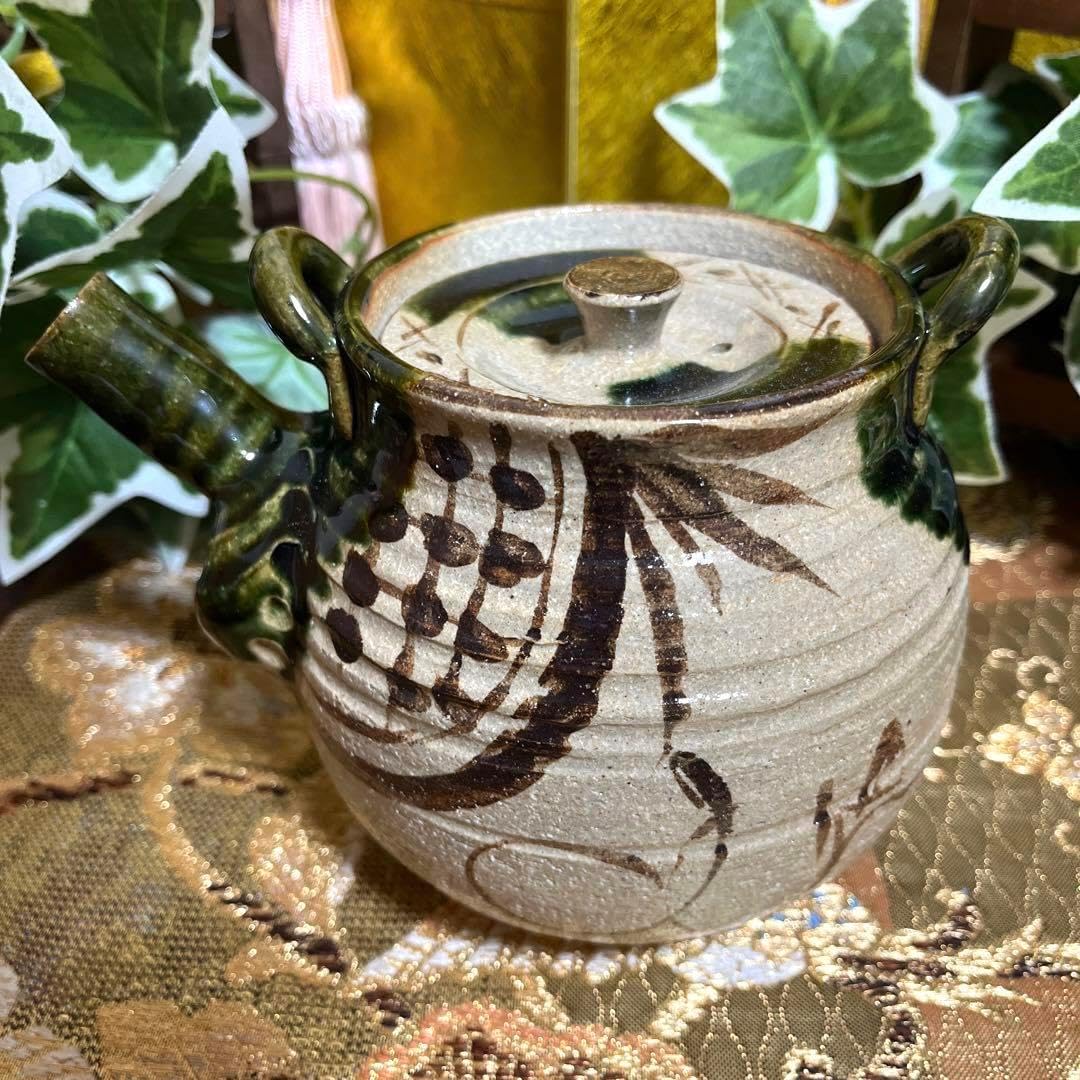 赤津焼 織部 土瓶 茶器 赤津焼~七つの釉薬で無限の魅力~ | 伝統 赤津焼 織部 土瓶 茶器 赤津焼~七つの釉薬で無限の魅力~ | 伝統