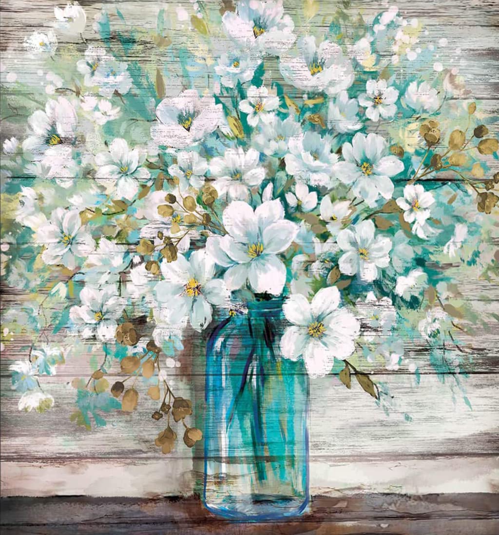 RYMILIE Diamond Painting Kits for Adults - Vase DIY 5D Diamond Art Kits Full Drill Diamond Dots Paintings with Diamonds Gem Art and Crafts Home Decor 【13.78x13.78inch】