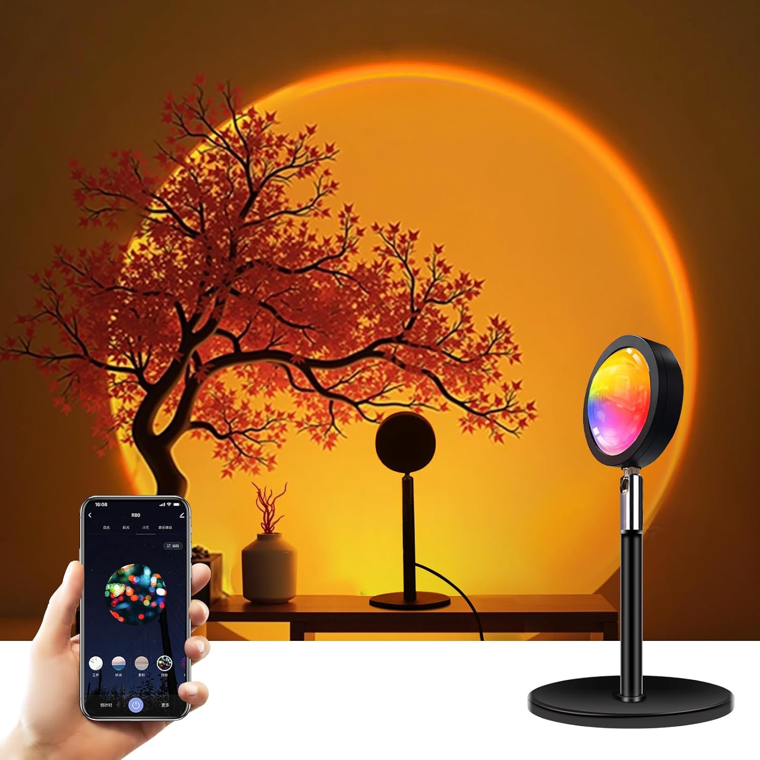 Sonnenuntergang Projektor Lampe