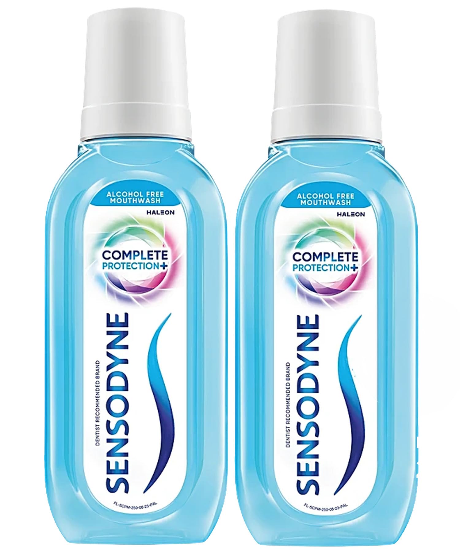 Sensodyne Mouthwash Complete Protection+, All in One Mouth Wash for Sensitivity Protection, Strong teeth and lasting freshness, Pack of 250ml X 2,500ml
