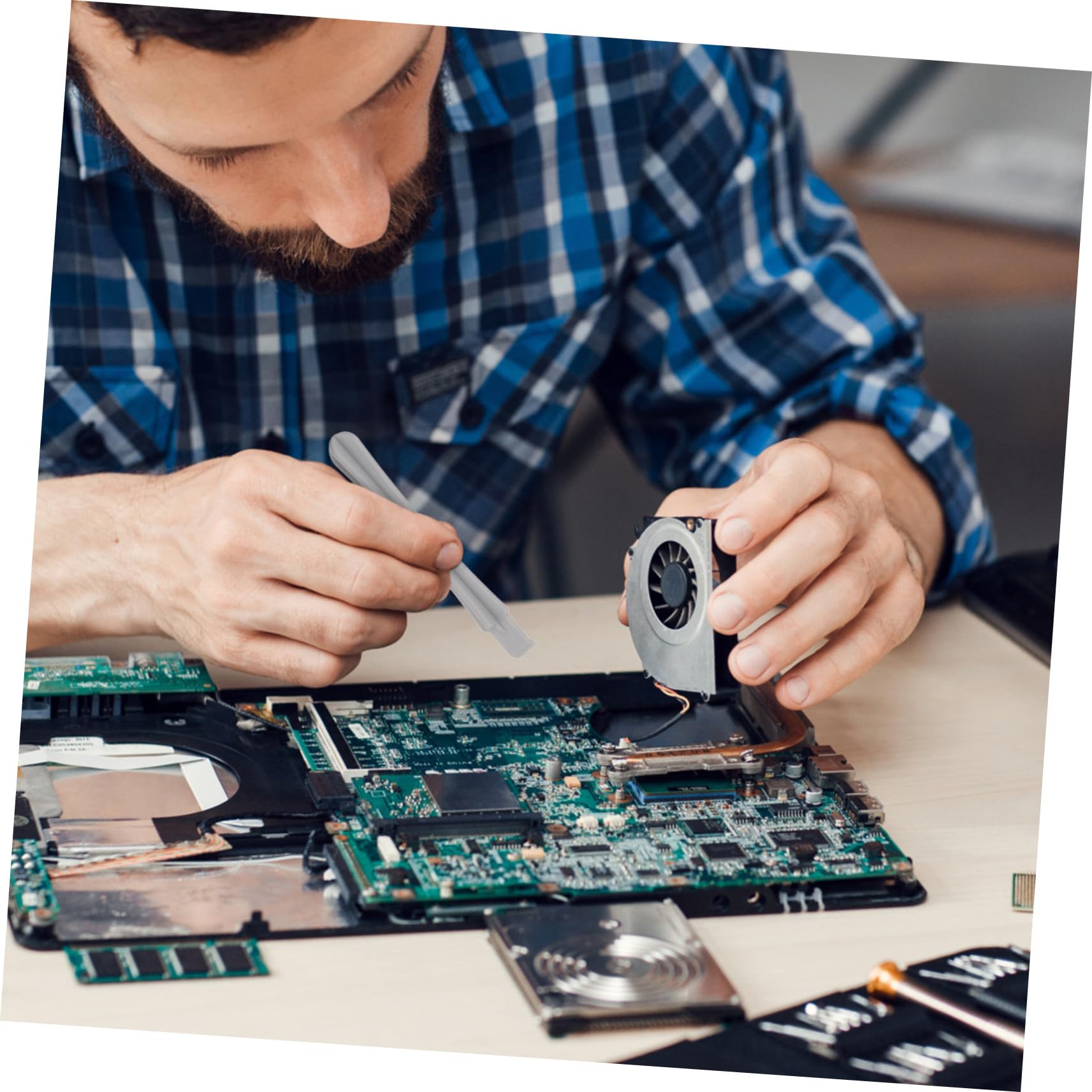 TEHAUX 115-in-1 Bildschirmöffnungswerkzeug und Handy Reparaturwerkzeug Satz aus Chrom Vanadium Stahl Leicht für Tabletpc und Computer Reparatur Zufällige Farbe