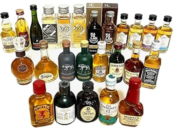 ウイスキー&ブランデーミニボトル10本セット 各50ml 輸入ウイスキー・ブランデー ミニチュアボトル 50ml 10本セット