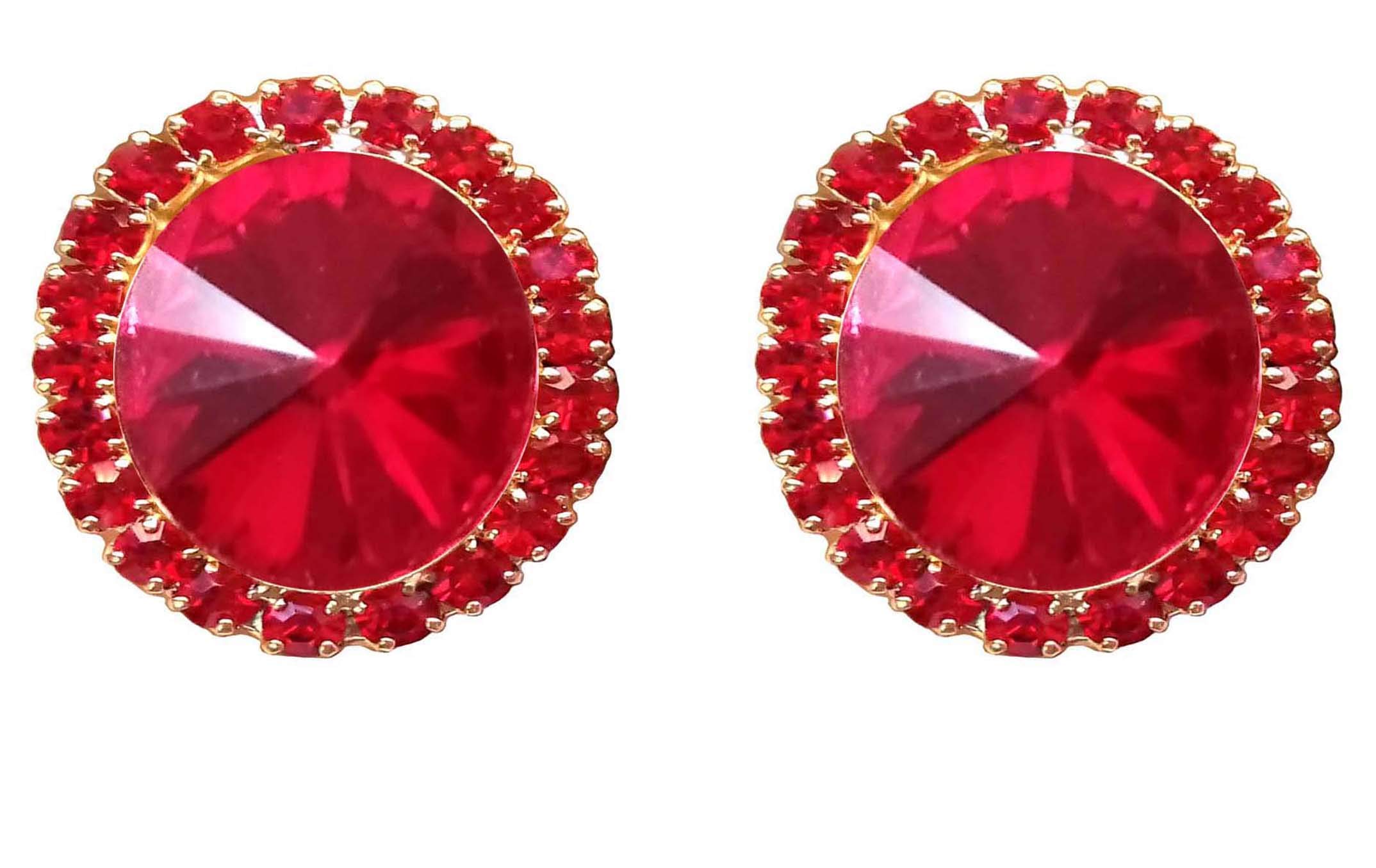 Shreya Collection Zinc Western Stud Earrings for Girls, Red (B08Y82R9FD) Amazon Price History, Amazon Price Tracker