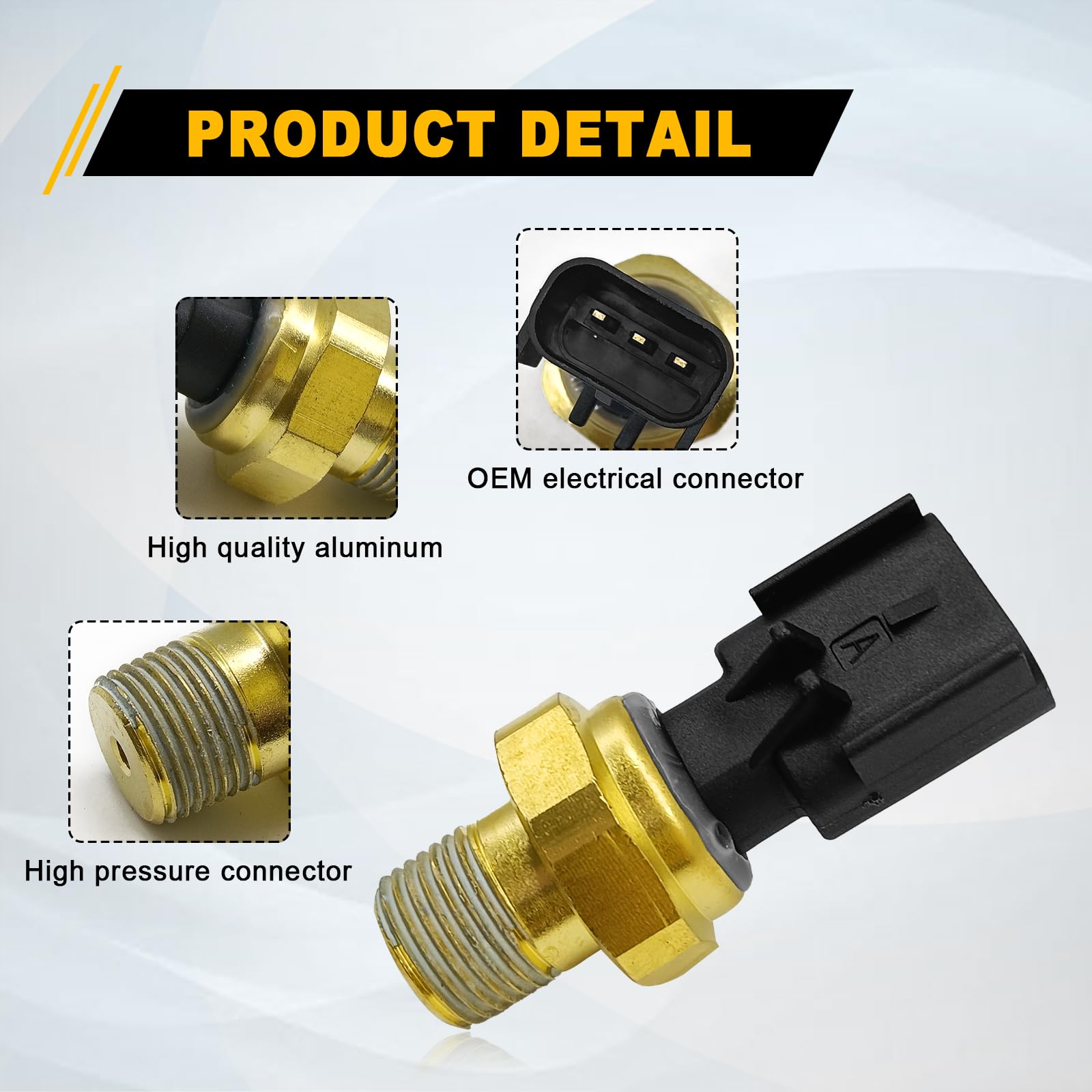 X AUTOHAUX Engine Oil Pressure Sensor Switch Sending Unit Replace 68145662AB 68145662AA for Chrysler 200 for Dodge Dart Cherokee Renegade for Fiat