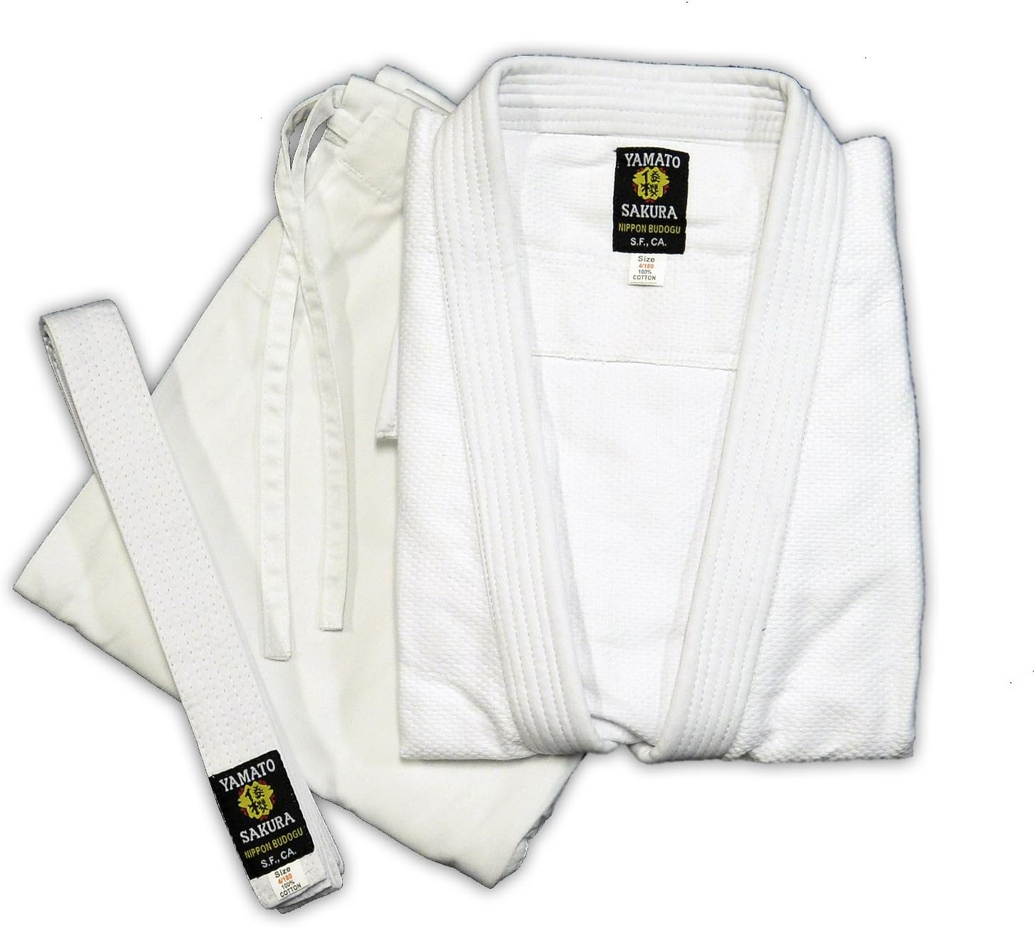 Yamato Sakura Bleached Single Weave Judo Gi Uniform