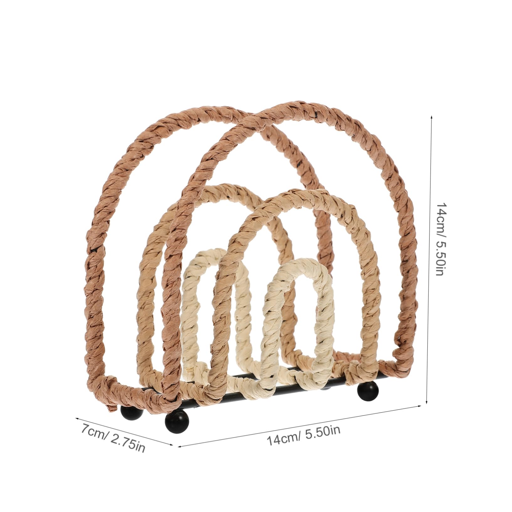 Ciieeo 3 Soportes Para Toallas De Papel Hechos A Mano Decoración De Escritorio Servilletero Vertical Soporte Decorativo Para Servilletas Servilletero Independiente Soporte Para
