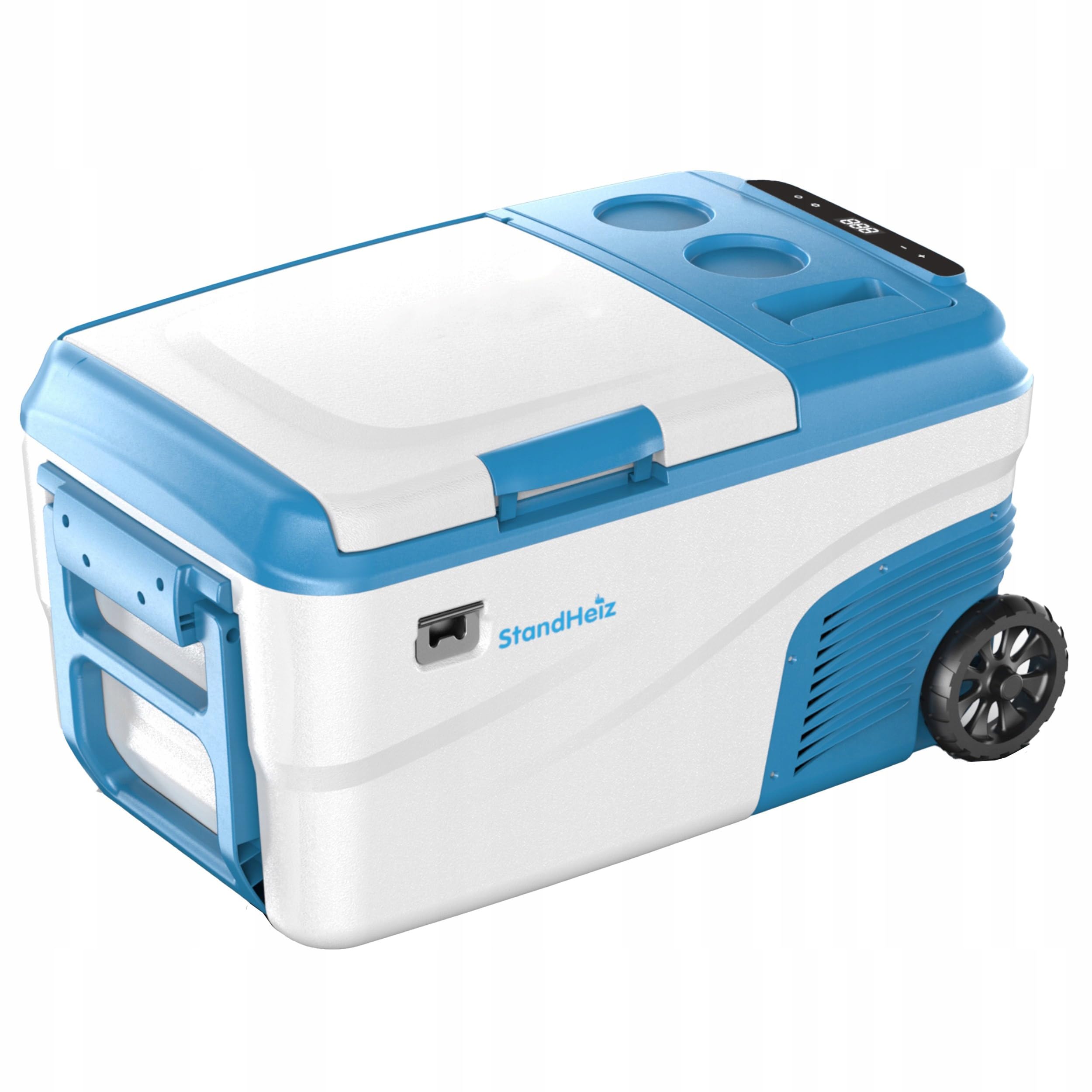 Kompressor Kühlbox 25L Camping Kompressor Kühlschrank 12V Eine ideale Lösung für Wohnwagen und PKW, LKW, Wohnmobile, mit Gefrierschrank bis -20°C, angetrieben 12V, 24V, 230V