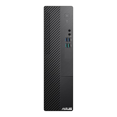 ASUS S500SE, Intel Core i3-13100 Processor 3.4GHz (12M Cache, up to 4.5GHz, 4 cores), Tower PC (8GB RAM/512GB SSD/Windows 11/Office Home/with Wired Keyboard & Mouse/Black/5 Kg), S500SE-313100019WS