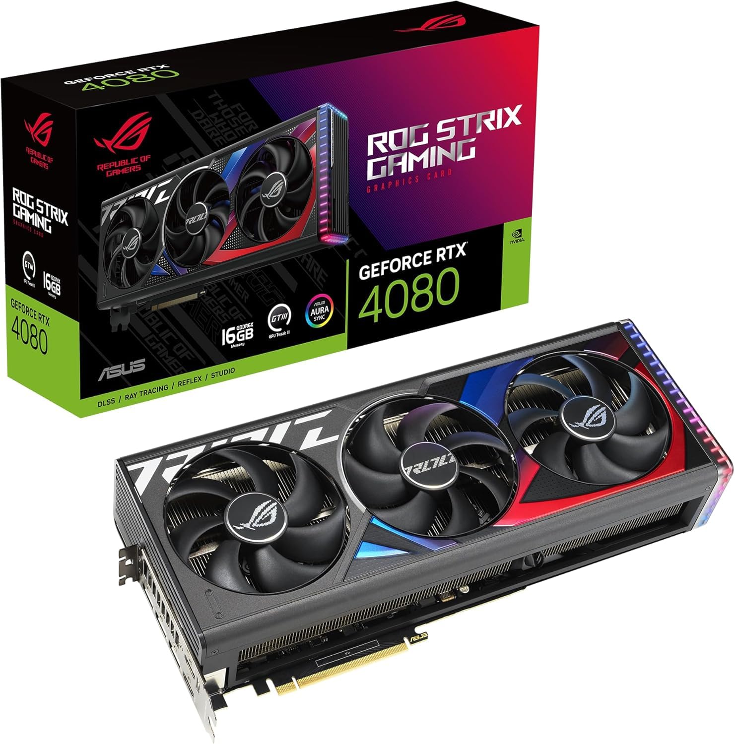 ASUS ROG Strix NVIDIA GeForce RTX 4080 Scheda Grafica Gaming