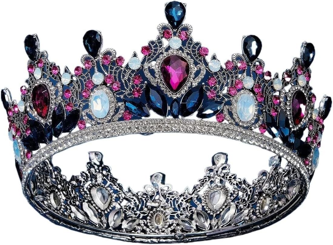 Crystal Tiara for Women, Rhinestone Bridal Crown, Elegant Headdress for Weddings, Proms, and Special Occasions