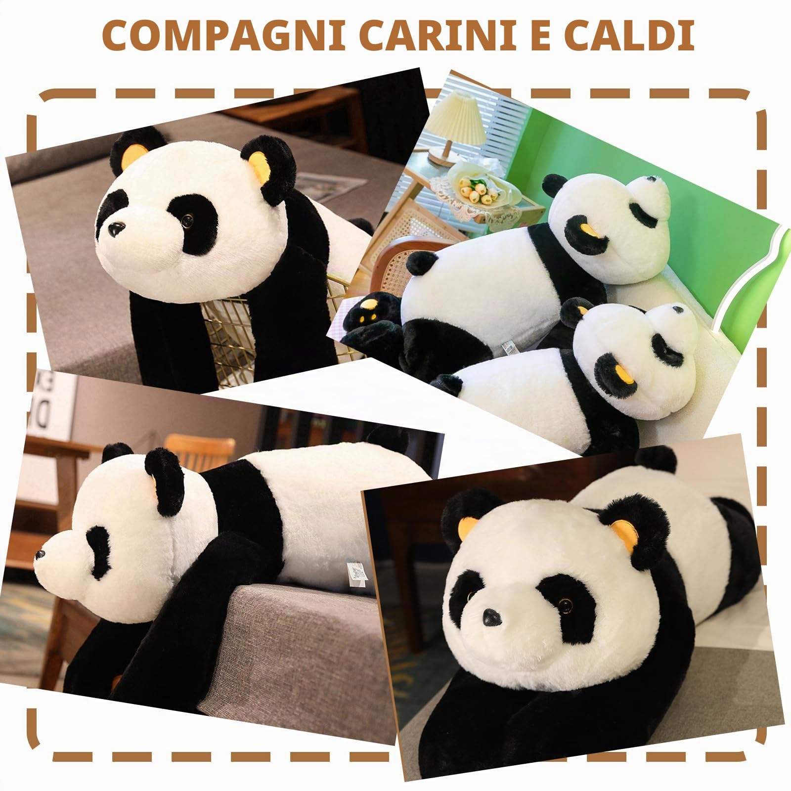 MeHoo 3.3LB Appesantito Peluche, 60cm Animali di Peluche Appesantiti | Giocattoli Sensoriali per L'autismo Bambola di Peluche Ansia Carina Regalo di Compleanno e Hoilday, Cane