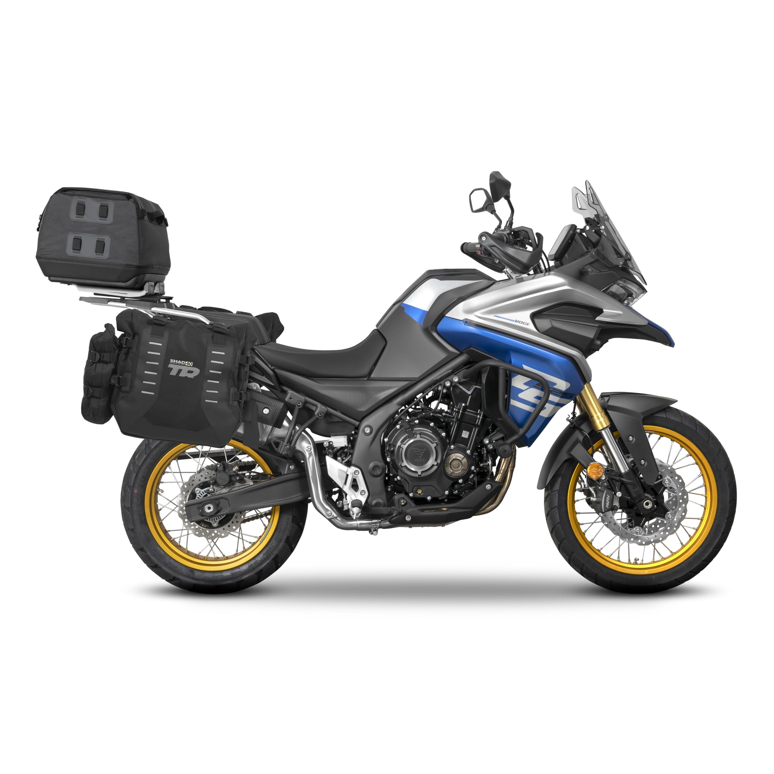 SHAD V0DS53ST - Puerta de Equipaje Trasera para Moto, Color Negro
