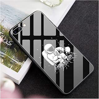 新しい高級のiphone 7 8×10プラス6 s 6 capaカスタムスペース宇宙飛行士強化ガラス電話ケースiphone 11プロXSマックスXRケース,For 6Plus 6SPlus 5.5,5016