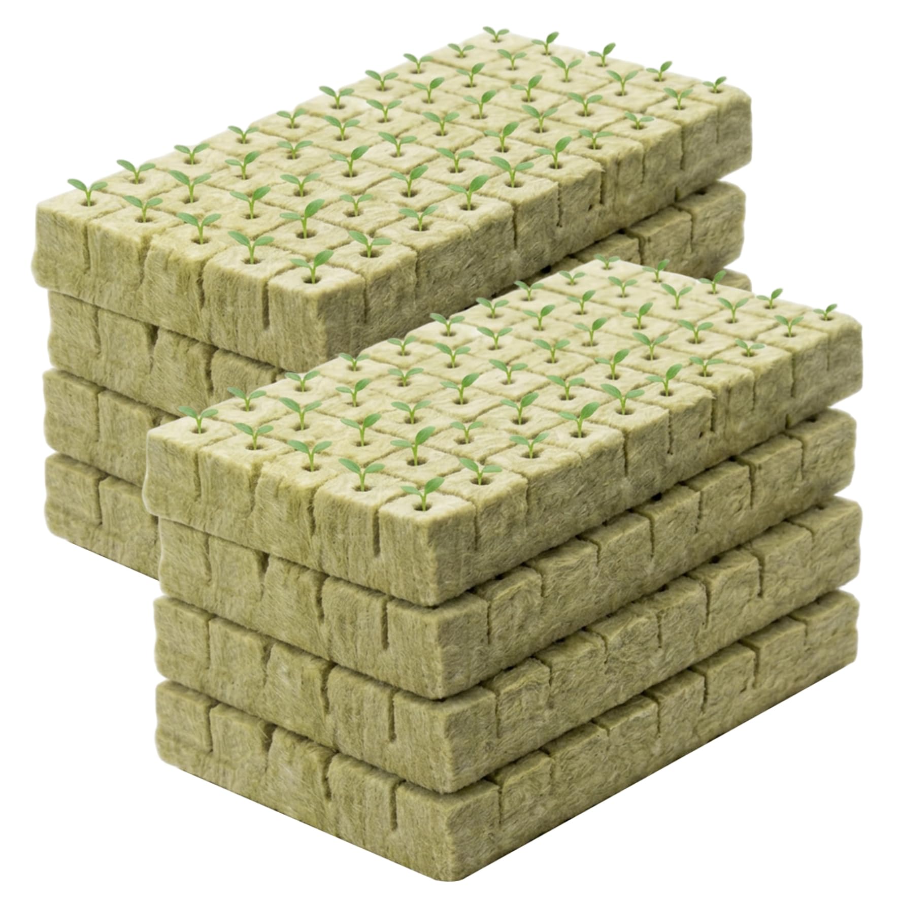 Cubes de laine de roche hydroponiques pour cultiver vos légumes d'intérieur