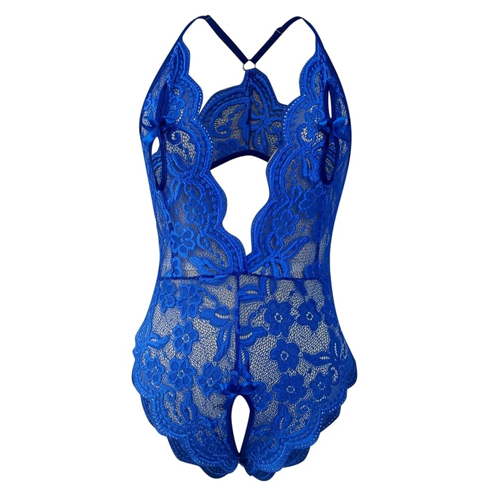 rtdgcv Lingerie audace Donne Sexy Scollo a V Biancheria intima Sexy  Lingerie Body, Blu, S : Amazon.it: Moda