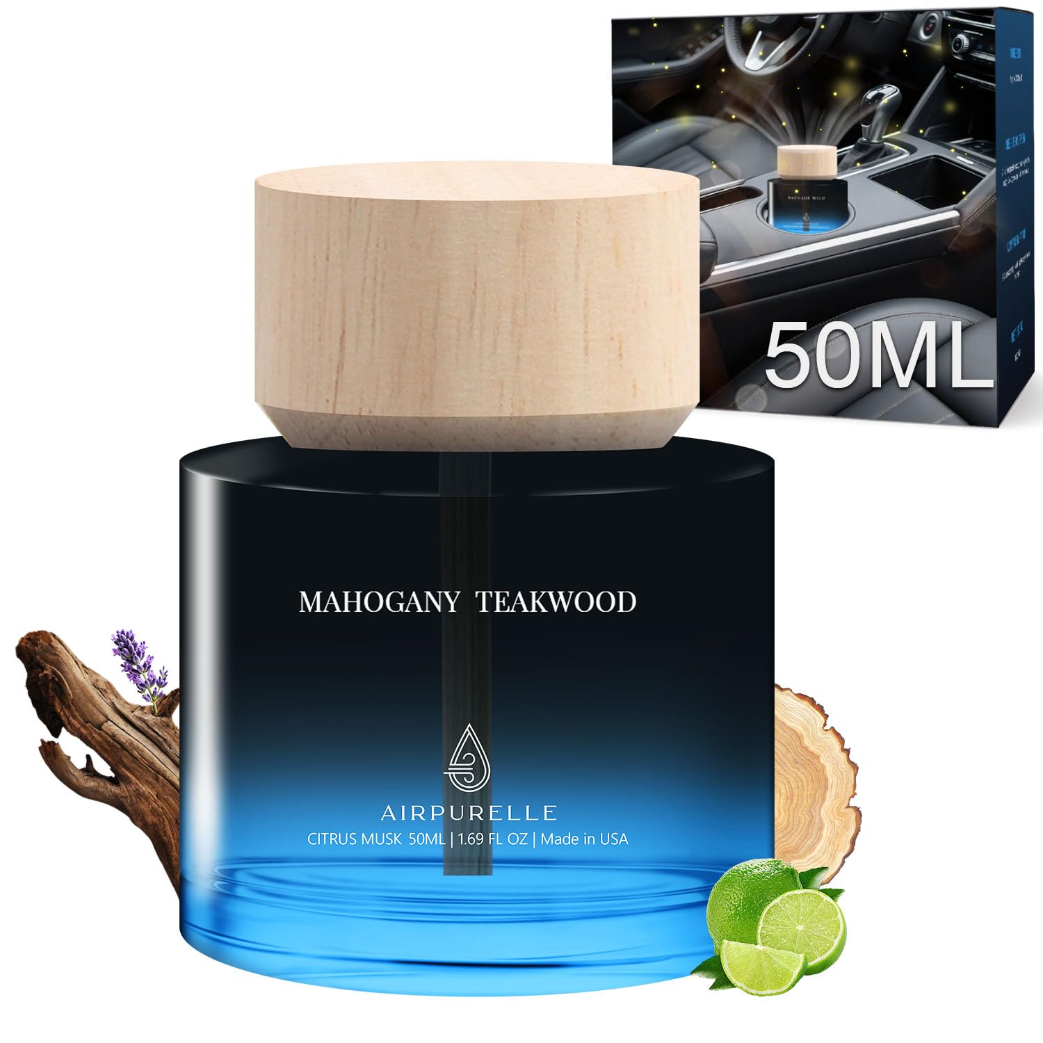 Wellington Fragrance Mahogany Teakwood Diffuser