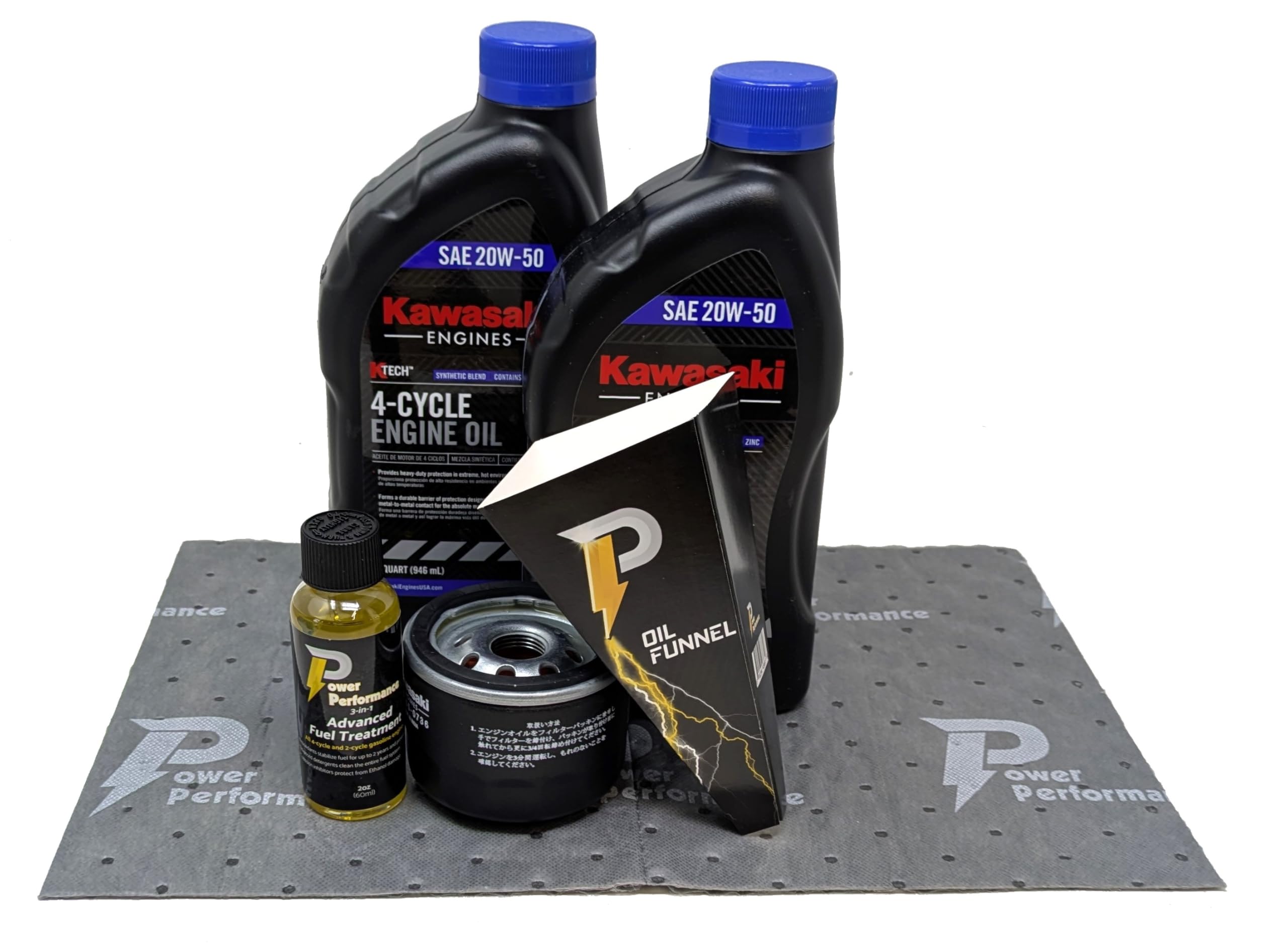 Amazon.com: Power Performance 20W-50 Oil Change Kit for Kawasaki