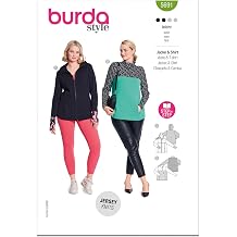 Burda Style X05691BURDA Easy to Make Misses' Sports Shirts Sewing Pattern Packet, Design Code B5691, Sizes 20-34 46-60