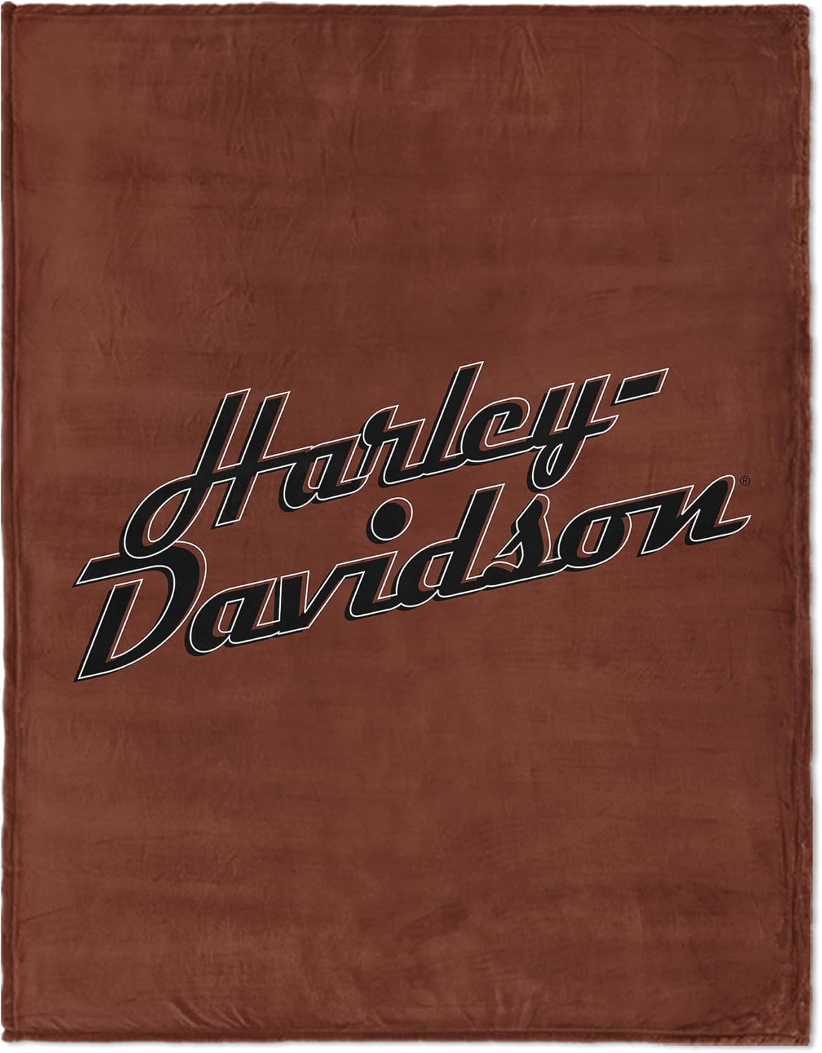 Northwest Harley-Davidson Silk Touch Throw Blanket, Motorcycle Home Accent for Bed or Couch, 46 x 60 in