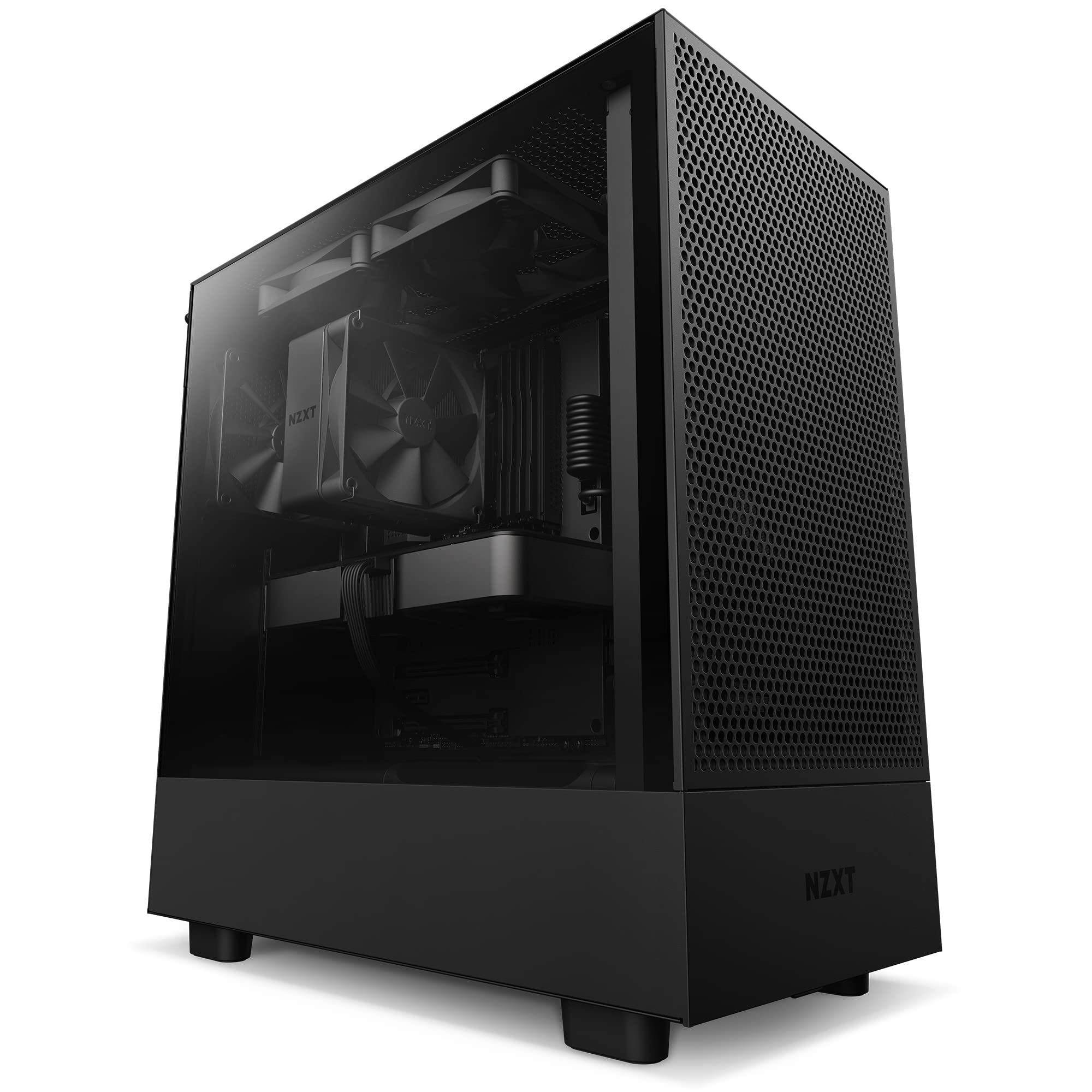 NZXT T120 Dissipatore ad aria per CPU - RC-TN120-B1 - Tubi in rame conduttivo - Cuscinetti fluidodinamici - Compatibilità AMD e Intel - Nero