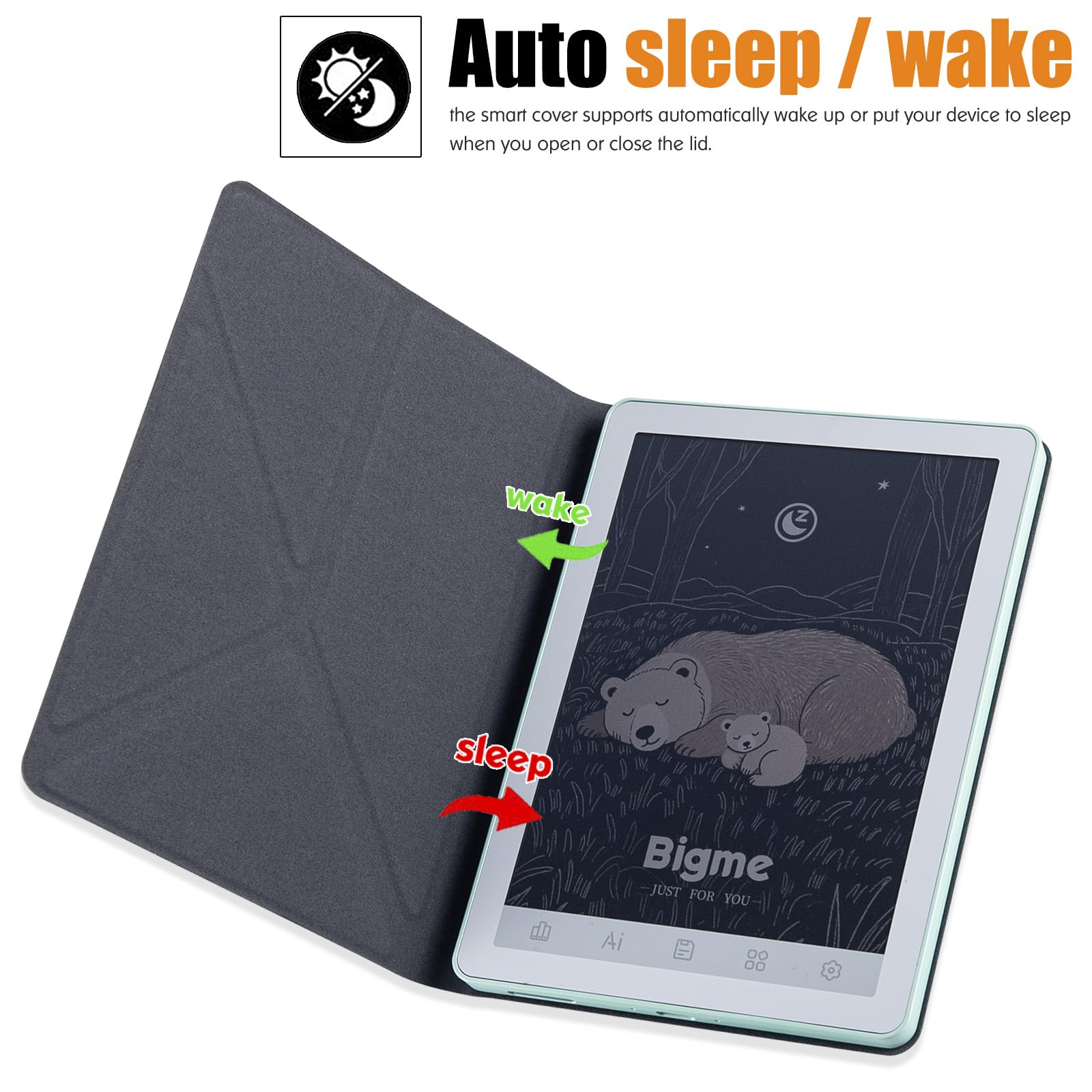 Bigme B6 電子書籍リーダー 本体 専用カバー付き Amazon.co.jp: BOZHUORUI Bigme B6 電子書籍リーダー用ケース | 磁気