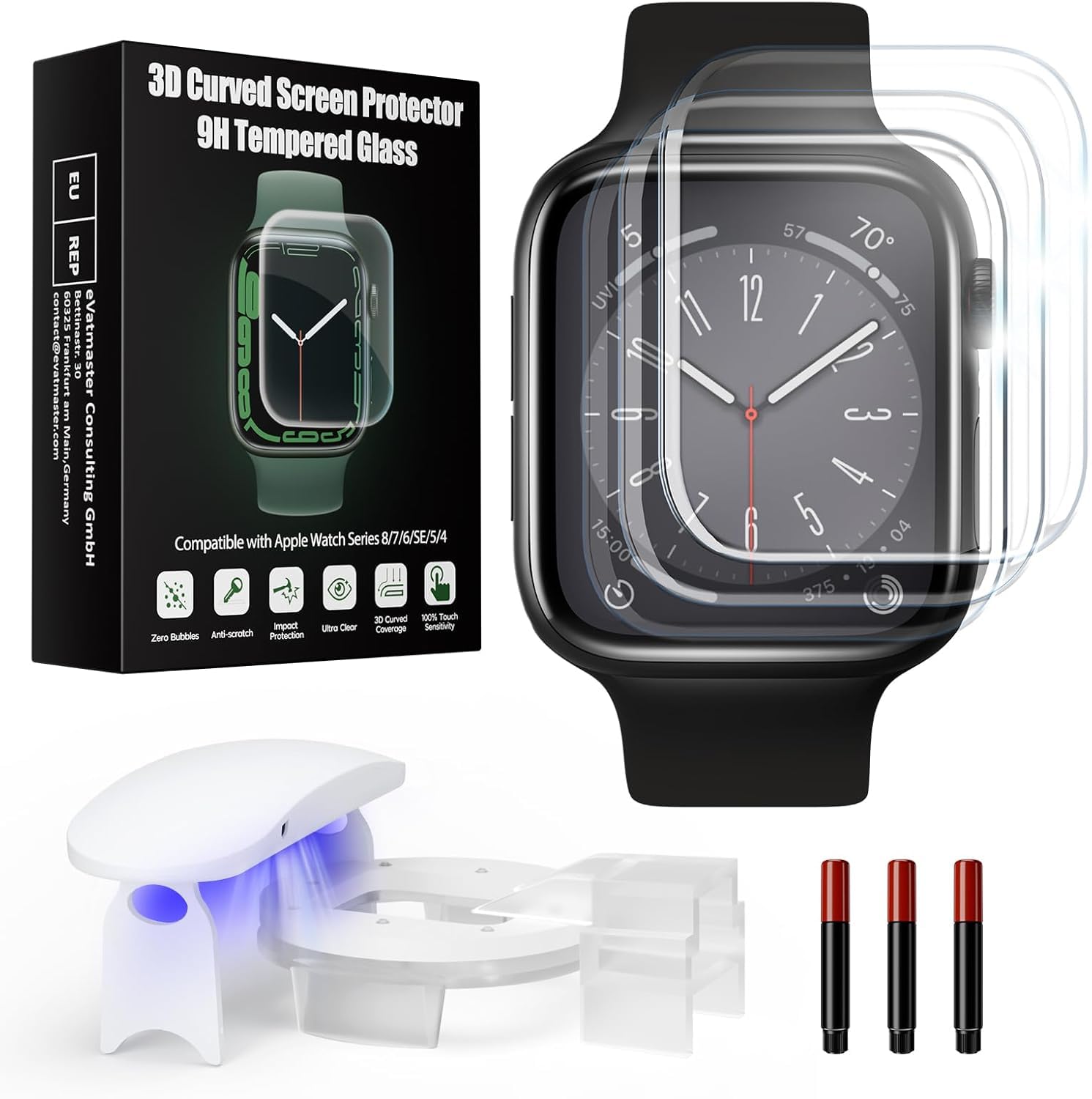 Apple Watch Series 7 screen protector interference