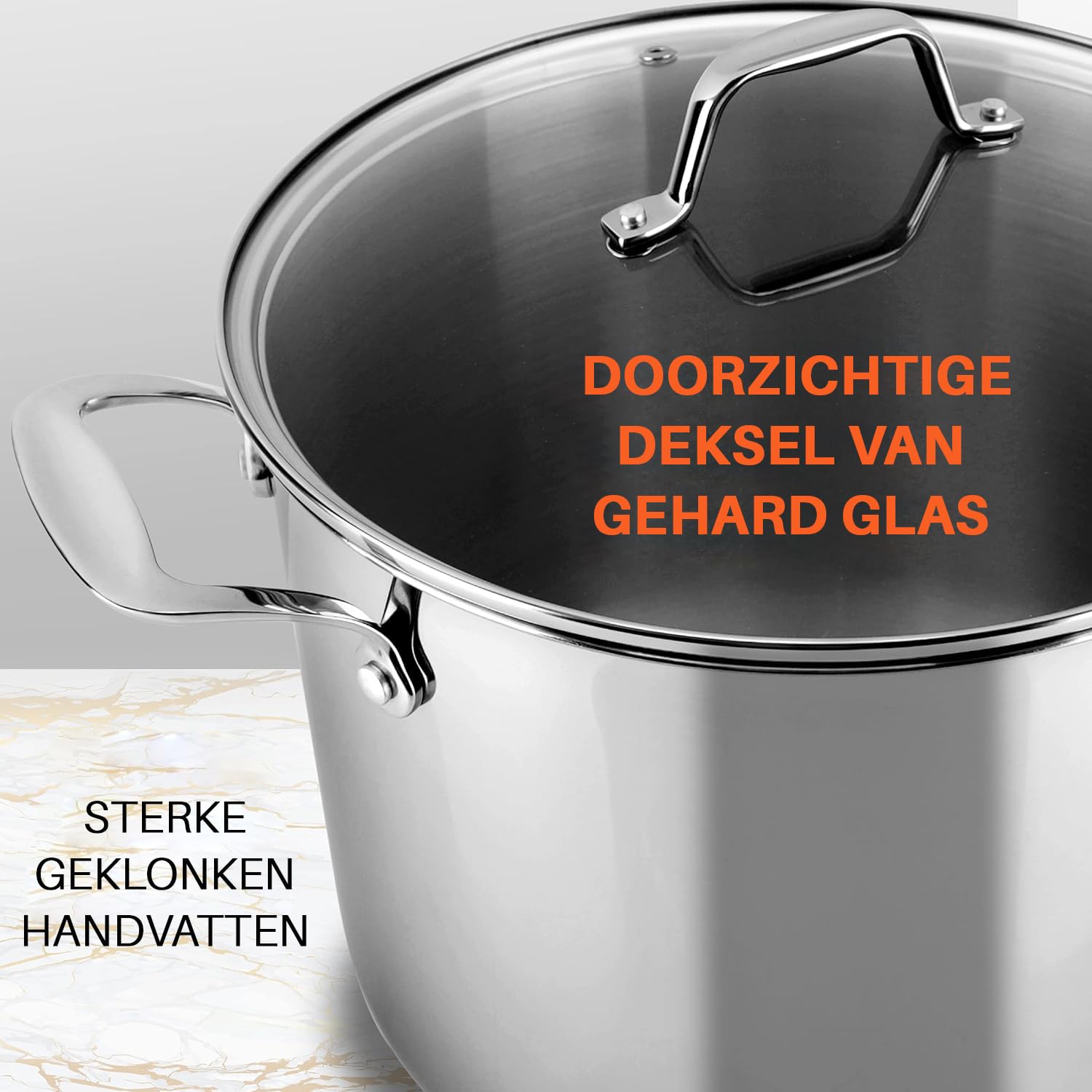 NutriChef Kookpot - 31L Soeppan- Roestvrijstalen Inductie Kookpan Stoofpot Soeppan Met Doorzichtig Deksel Vaatwasmachinebestendig NutriChef Kookpot - 31L Soeppan- Roestvrijstalen Inductie Kookpan Stoofpot Soeppan Met Doorzichtig Deksel Vaatwasmachinebestendig