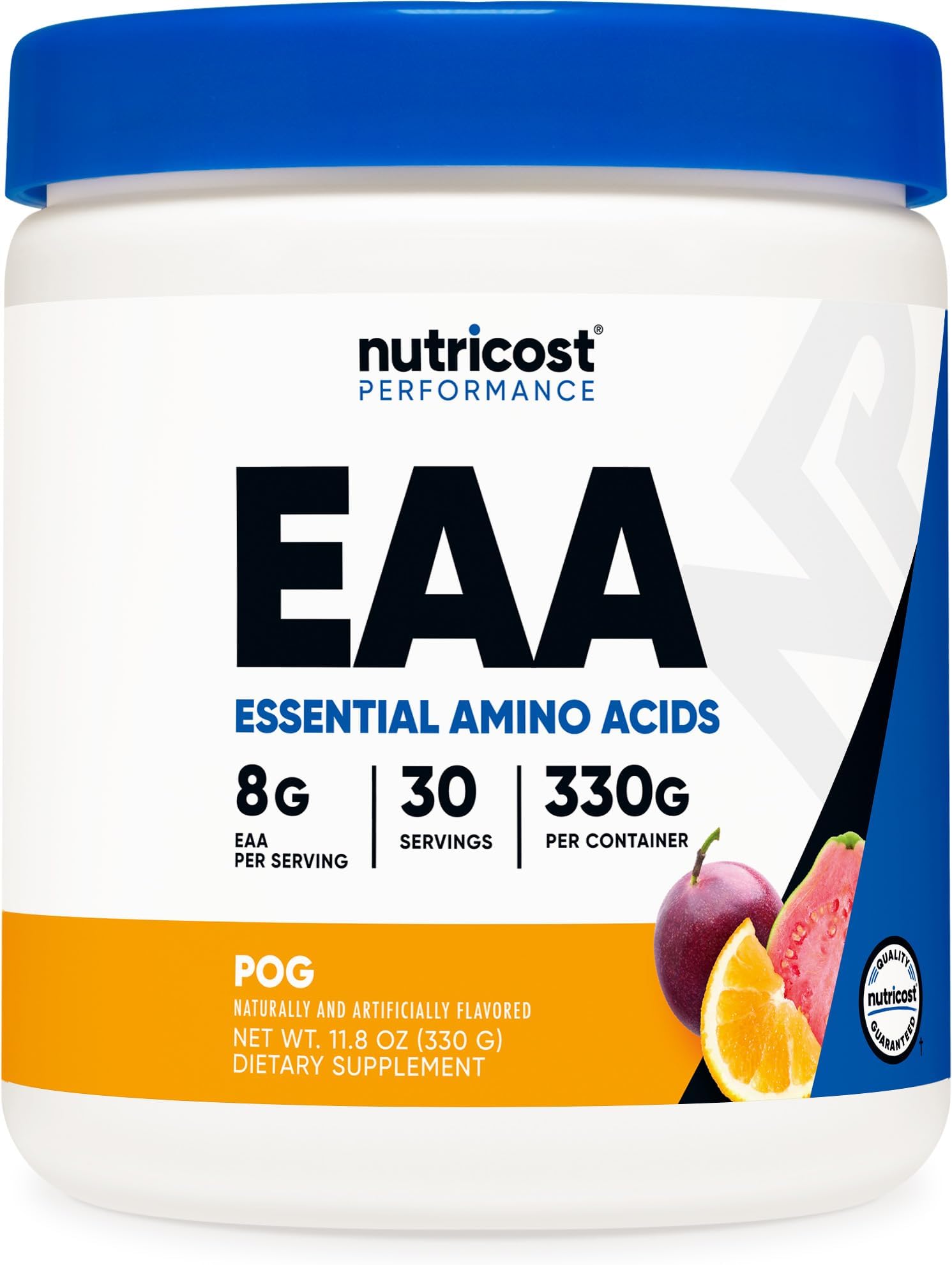 EAA Powder 30 Servings (POG) - Essential Amino Acids - Non-GMO, Gluten Free, Vegetarian Friendly
