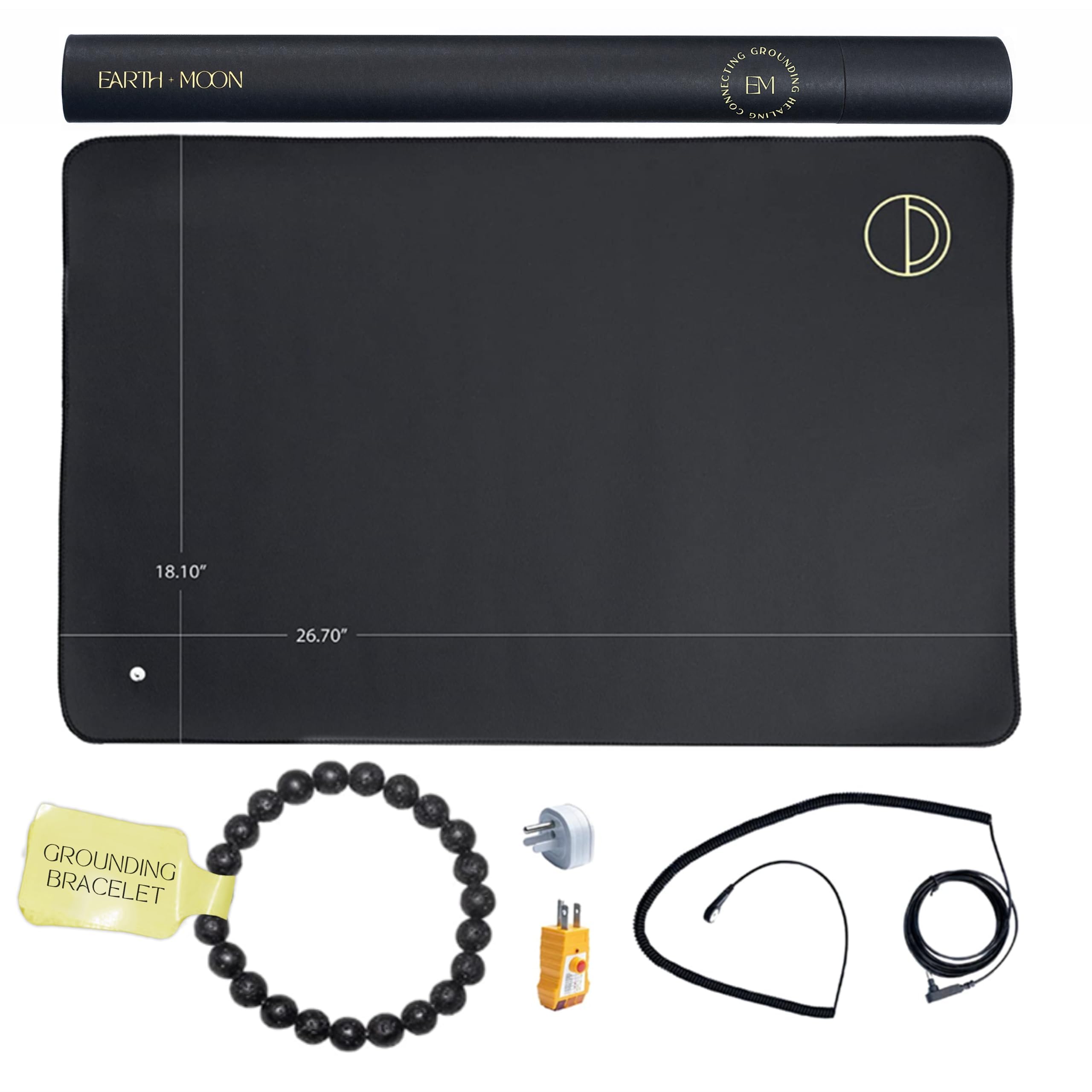 Earth and Moon Grounding Mat, Earthing Mat Grounding Pad Universal