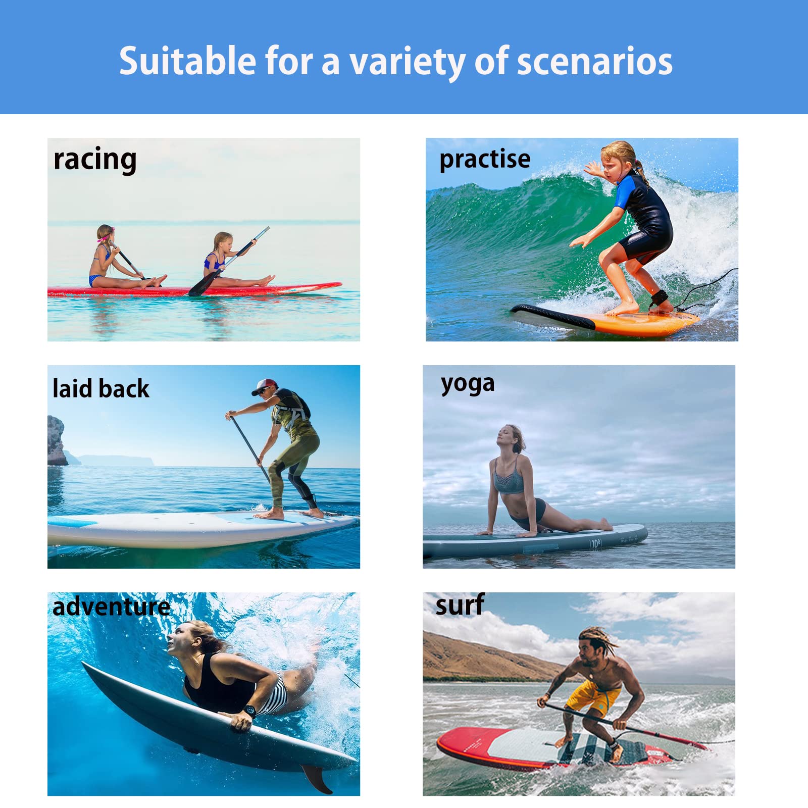 Aleta de Tabla de Surf Universal Removible con Tornillos para Longboard, SUP, Kayak