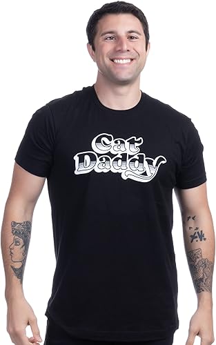 Miniatura 2 de Cat Daddy Divertida camiseta con diseño de gatito y padre, camiseta humorística para hombre