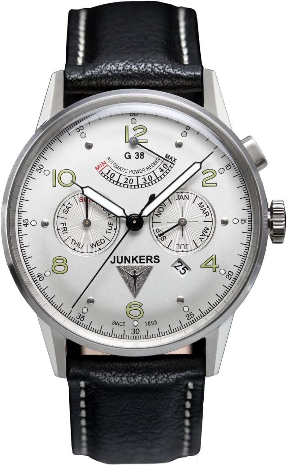 Junkers G38 Automatic with Day, Date, Month and Power Reserve Indicator 6960-4