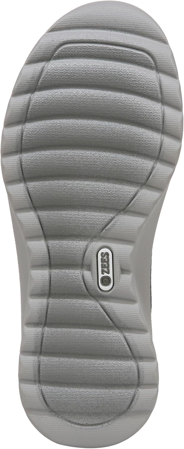 BZees Womens Getaway Slip-On Navy Shimmer Fabric 9.5 M - Image 4