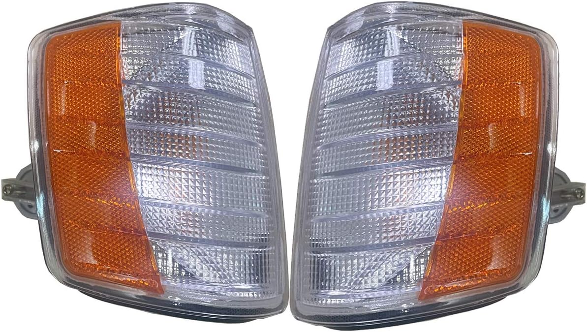 2X Turn Signal Corner Indicator Light Lamp for Mercedes Benz 190 190E W201 1982-1995, Amber, UH-BZ201-03
