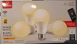 Globe 4-Pack Smart WiFi LED Light Bulbs *Alexa, Google Assistance Compatible