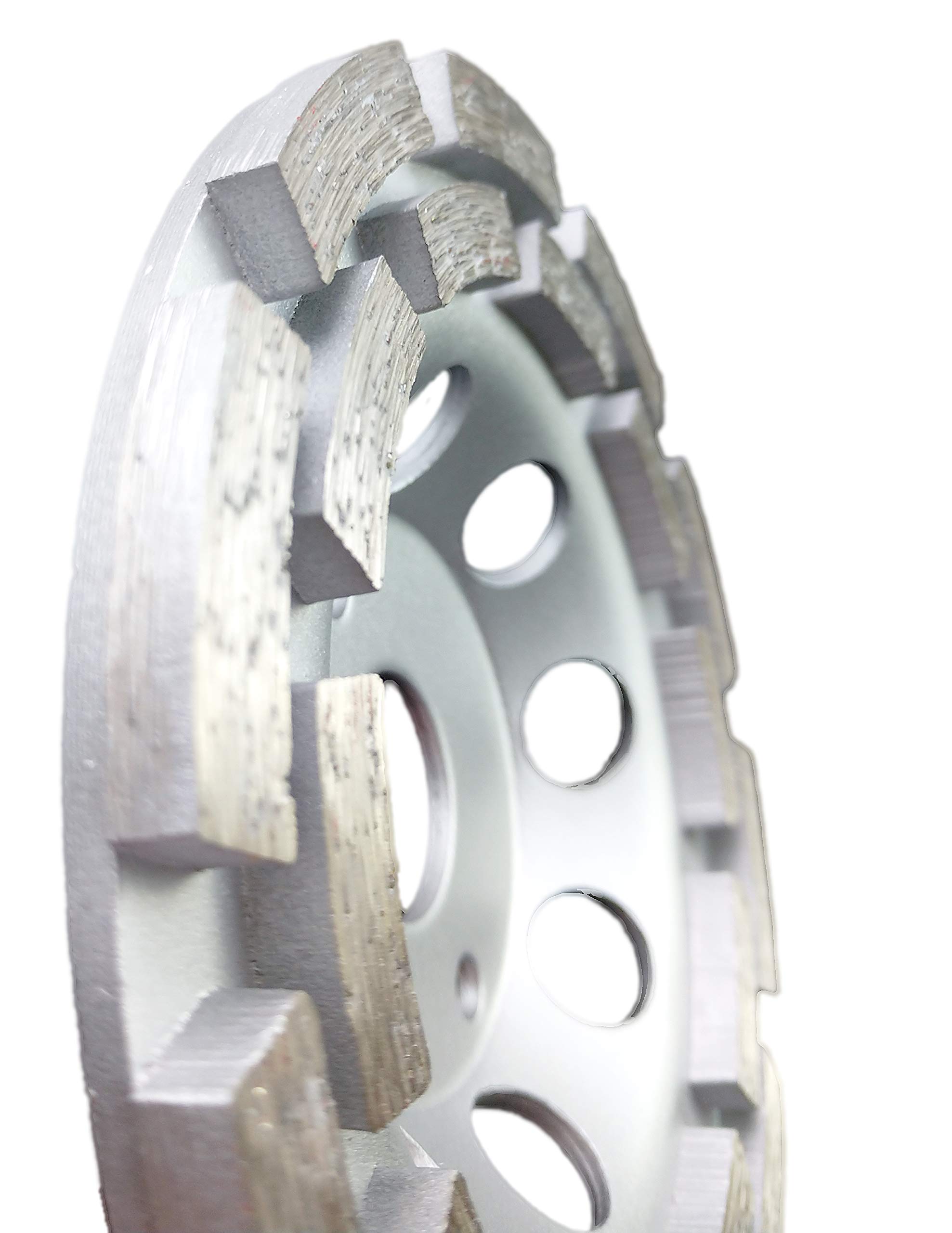 Werkmax Betonschleifer mit Absaugung. Sanierungsfräse 125 Set mit Makita Winkelschleifer, WM Absaughaube, 2x Premium Diamantschleiftopf