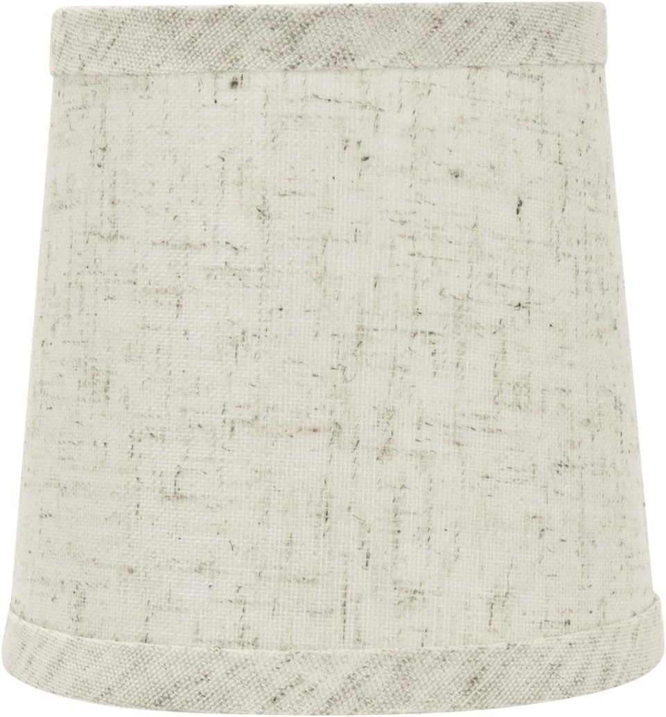 Exсluѕіvе Dіѕсоunt 90% Prісе Aspen Creative 32832-9 Small Hardback Empire Shape Chandelier Clip-On Lamp Shade Set (9 Pack), Transitional Design in Flaxen, 5 bottom width (4 x 5 x 5)