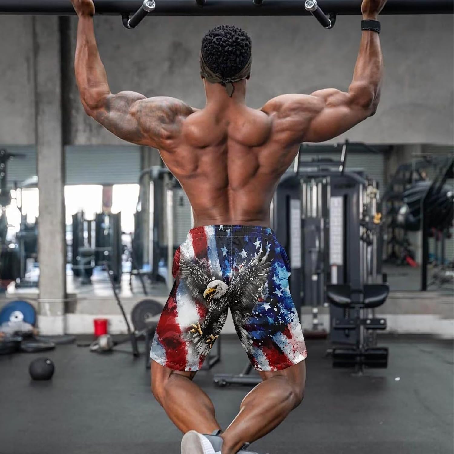 Swim Shorts Men 2025 Mens Swim Trunks Stylish Flag Beach Shorts S-4XL